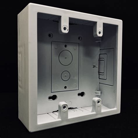 circle white metal j box|j box outlet receptacle.